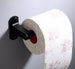 Black Bathroom Accessories Paper towel rack Blower frame Single pole Double rod Towel rack Soap dish Towel ring Clothes hook|Bath Hardware Sets - Frontier General Hardware