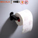 Black Bathroom Accessories Paper towel rack Blower frame Single pole Double rod Towel rack Soap dish Towel ring Clothes hook|Bath Hardware Sets - Frontier General Hardware