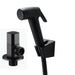 Black Handheld Bidet Spray ABS Shower Sprayer Set Toilet Faucet Shower Bidet With Hose and Holder BD544|Bidets - Frontier General Hardware
