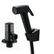 Black Handheld Bidet Spray ABS Shower Sprayer Set Toilet Faucet Shower Bidet With Hose and Holder BD544|Bidets - Frontier General Hardware