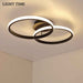 Black&White Led Ceiling Light For Living room Bedroom Corridor Foyer Lustre Home Lighting Ceiling Lamp Metal Body Luminaires|Ceiling Lights