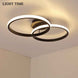 Black&White Led Ceiling Light For Living room Bedroom Corridor Foyer Lustre Home Lighting Ceiling Lamp Metal Body Luminaires|Ceiling Lights
