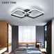 Black&White Led Ceiling Light For Living room Bedroom Corridor Foyer Lustre Home Lighting Ceiling Lamp Metal Body Luminaires|Ceiling Lights