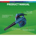 Bosch Electric Handheld Cordless Air Blower Vacuum Dust Cleaner 800W Leaf House Cleaning Blowing And Suction For Woodworking|Blowers