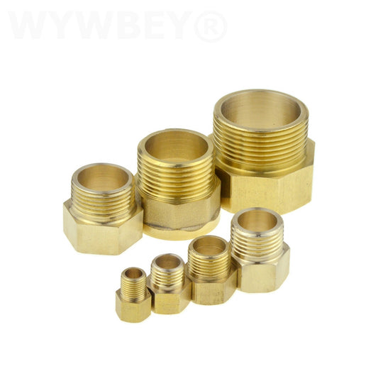 Brass 1/8 To 3/4 BSP Threaded Female To Male Hex Bushing Reducer Copper Pipe Fitting Pneumatic Adapter Frontier General Hardware