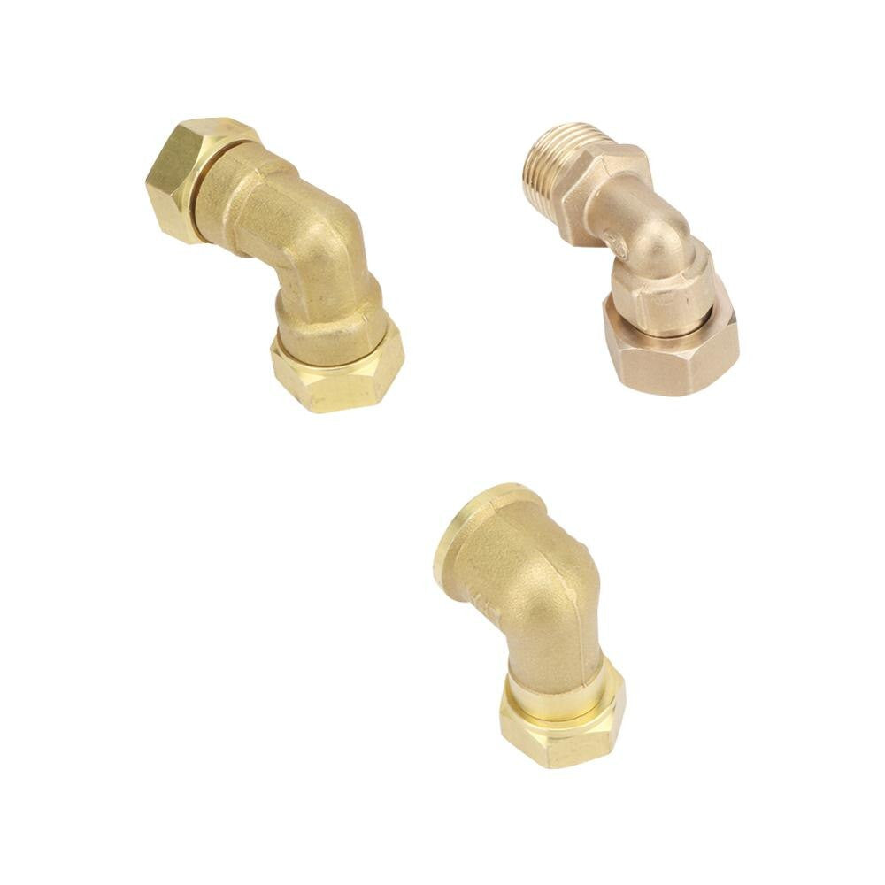 Brass Elbow G1/2 Junction Union Joint Coupling 1/2" Male/Female Connector Plumbing Pipe Fittings Copper Connection Adapters|Pipe Fittings - Frontier General Hardware