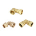 Brass Elbow G1/2 Junction Union Joint Coupling 1/2" Male/Female Connector Plumbing Pipe Fittings Copper Connection Adapters|Pipe Fittings - Frontier General Hardware