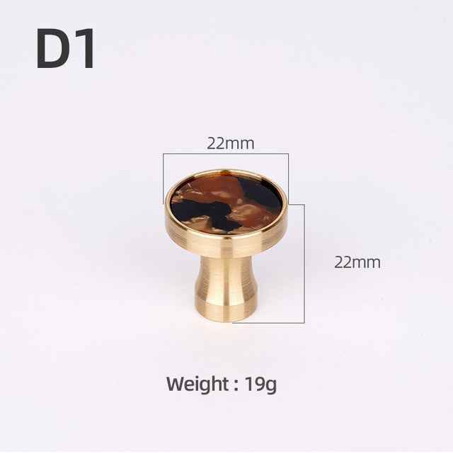 Brass Furniture Handles Elegant Door Knobs and Handles for Cabinet Kitchen Cupboard Drawer Pulls Wall Hanging Hooks Shell Resin|Cabinet Pulls