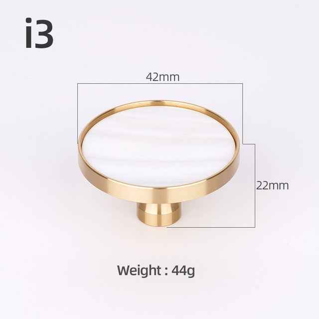 Brass Furniture Handles Elegant Door Knobs and Handles for Cabinet Kitchen Cupboard Drawer Pulls Wall Hanging Hooks Shell Resin|Cabinet Pulls