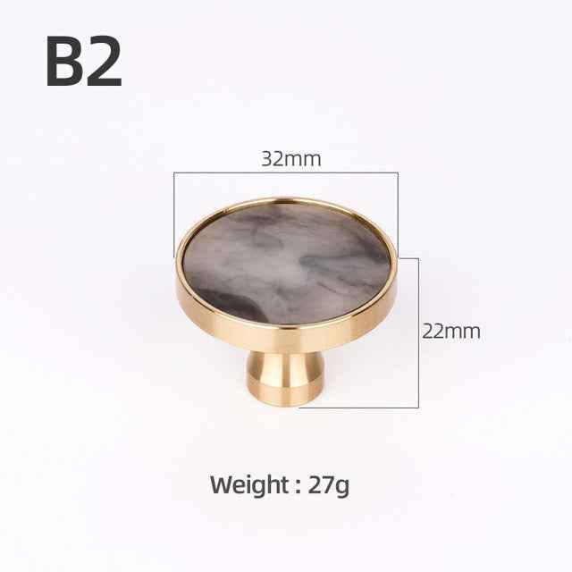 Brass Furniture Handles Elegant Door Knobs and Handles for Cabinet Kitchen Cupboard Drawer Pulls Wall Hanging Hooks Shell Resin|Cabinet Pulls