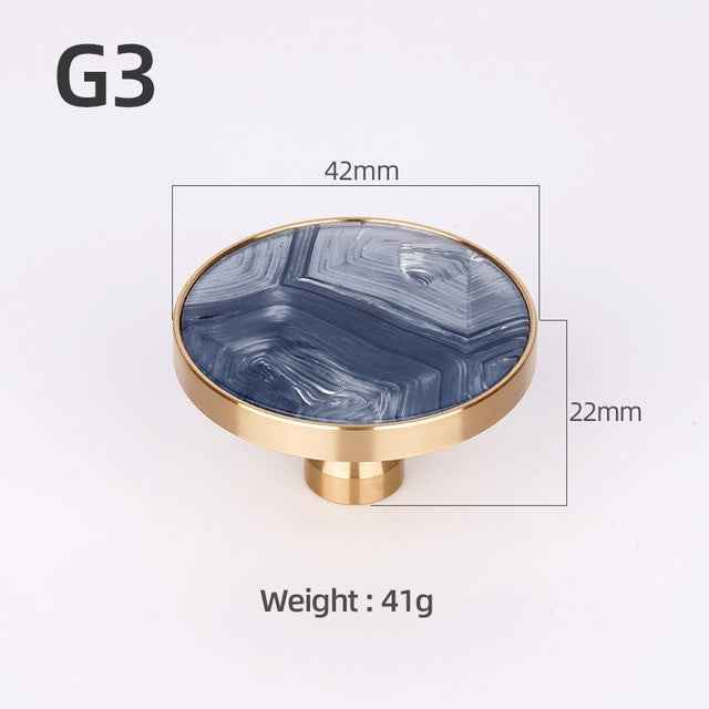 Brass Furniture Handles Elegant Door Knobs and Handles for Cabinet Kitchen Cupboard Drawer Pulls Wall Hanging Hooks Shell Resin|Cabinet Pulls