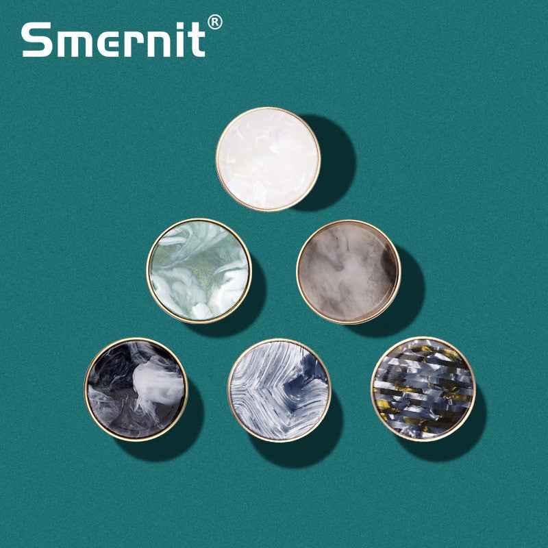 Brass Furniture Handles Elegant Door Knobs and Handles for Cabinet Kitchen Cupboard Drawer Pulls Wall Hanging Hooks Shell Resin|Cabinet Pulls