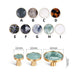 Brass Furniture Handles Elegant Door Knobs and Handles for Cabinet Kitchen Cupboard Drawer Pulls Wall Hanging Hooks Shell Resin|Cabinet Pulls