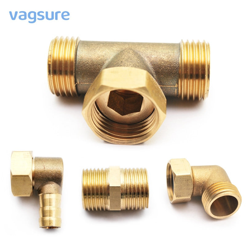 Brass Hose Barb Pipe Fitting Elbow G1/2 Male Thread Barbed Coupling Connector Joint Adapter for Plumbing Pneumatic Accessories|Pipe Fittings - Frontier General Hardware