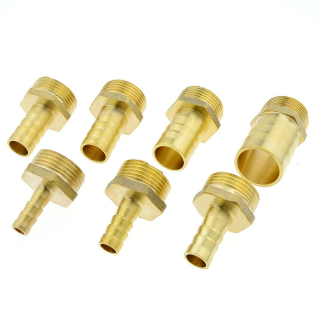 Brass Hose Fitting 3/4 Inch BSP Male Thread 10mm 12mm 16mm 19mm 25mm Hose Barb Tail Pipe Connector Joint Copper Coupler Adapter|male hose fittings|brass hose barb fittingsbrass coupler fittings Frontier General Hardware