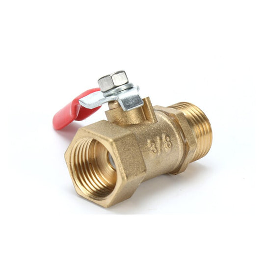 Brass Ball Valve Female And Male Connector Copper Pipe Fittings One Eighth One Quarter Three Eighths One Half Inch Frontier General Hardware