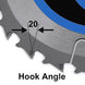 Comoware 185mm Circular Saw Blades 40 Tooth TCT Carbide Cutter Blade With 0.625 Inch Arbor For Wood Cutting Frontier General Hardware