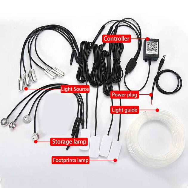 Car LED Strip Lights Interior ambient light Car Decoration Neon light 12V Waterproof Auto RGB LED Strip Car styling Accessorie|Decorative Lamp