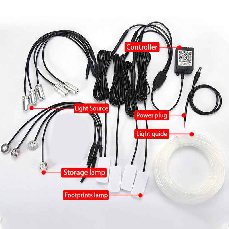 Car LED Strip Lights Interior ambient light Car Decoration Neon light 12V Waterproof Auto RGB LED Strip Car styling Accessorie|Decorative Lamp