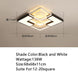 Chandelier For Living Room Bedroom Study Room Dimmable 110V 220V White+Black Crystal Ceiling Chandelier - Frontier General Hardware