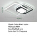 Chandelier For Living Room Bedroom Study Room Dimmable 110V 220V White+Black Crystal Ceiling Chandelier - Frontier General Hardware