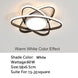 Chandelier For Living Room Bedroom Study Room Dimmable 110V 220V White+Black Crystal Ceiling Chandelier - Frontier General Hardware