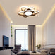 Chandelier For Living Room Bedroom Study Room Dimmable 110V 220V White+Black Crystal Ceiling Chandelier - Frontier General Hardware