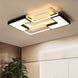 Chandelier For Living Room Bedroom Study Room Dimmable 110V 220V White+Black Crystal Ceiling Chandelier - Frontier General Hardware
