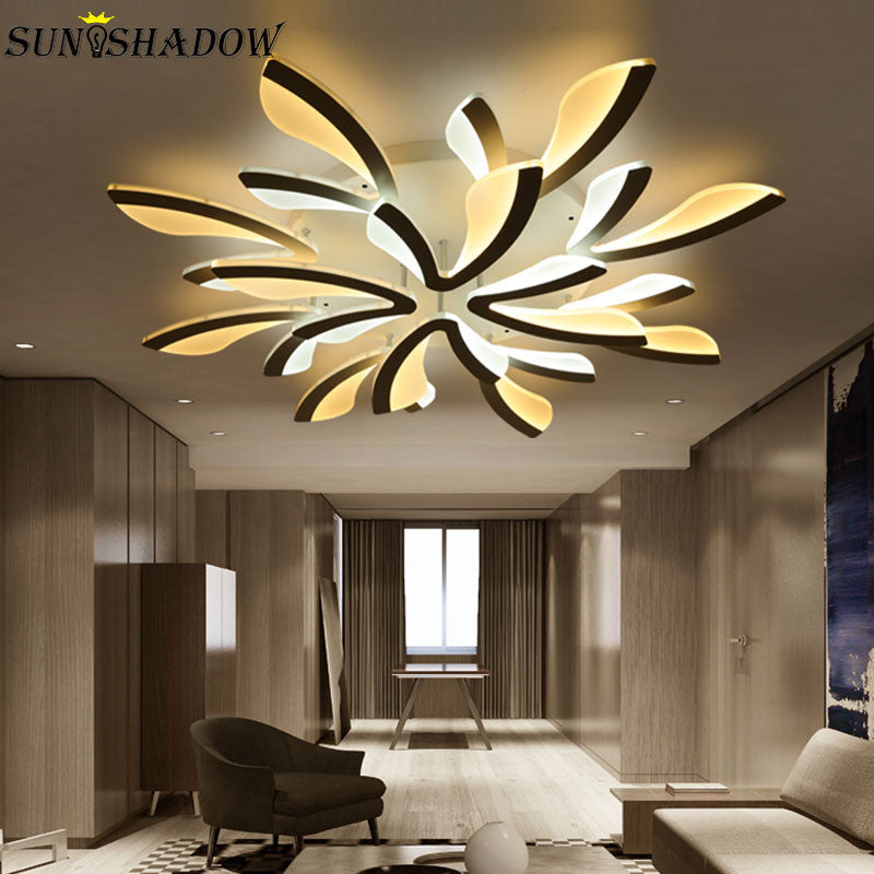 Creative Acrylic Modern Led Chandeliers For Living room Bedroom Kitchen Fixtures Surface Mounted Led Ceiling Chandelier Fixtures|Chandeliers - Frontier General Hardware
