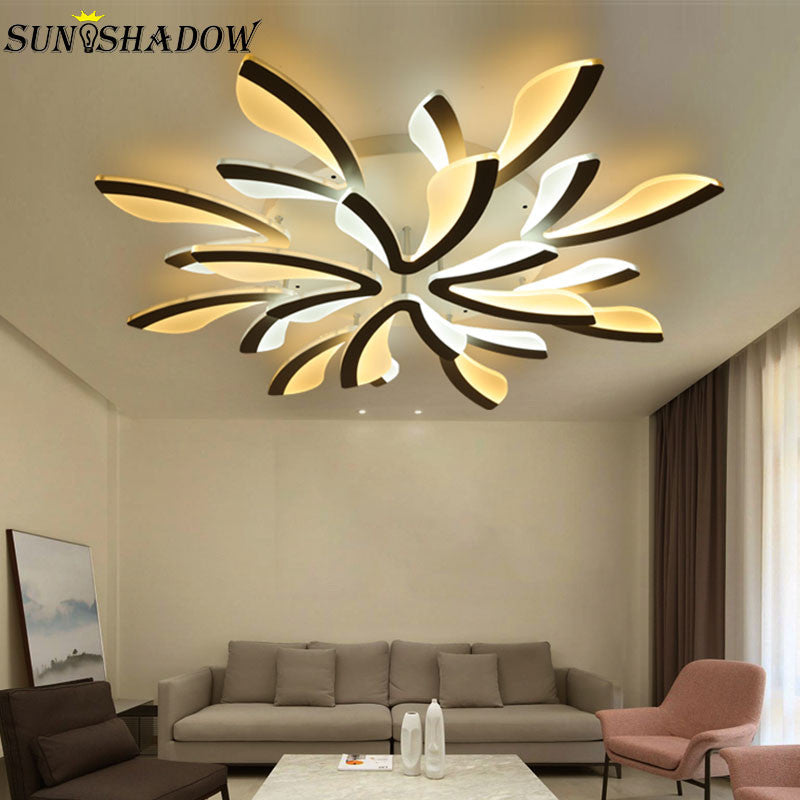 Creative Acrylic Modern Led Chandeliers For Living room Bedroom Kitchen Fixtures Surface Mounted Led Ceiling Chandelier Fixtures|Chandeliers - Frontier General Hardware