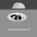 [DBF]2020 New High CRI≥90 Anti Glare LED COB Recessed Downlight 7W 12W Angle Adjustable Ceiling Spot Lights Kitchen Living Room|Downlights - Frontier General Hardware