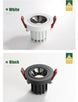 [DBF]2020 New High CRI≥90 Anti Glare LED COB Recessed Downlight 7W 12W Angle Adjustable Ceiling Spot Lights Kitchen Living Room|Downlights - Frontier General Hardware