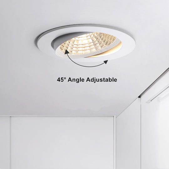 Dimmable COB Recessed Downlight 5W 7W 10W 12W White Black Body 90 265V LED Driver 3000K 4000K 6000K Ceiling Lights Frontier General Hardware