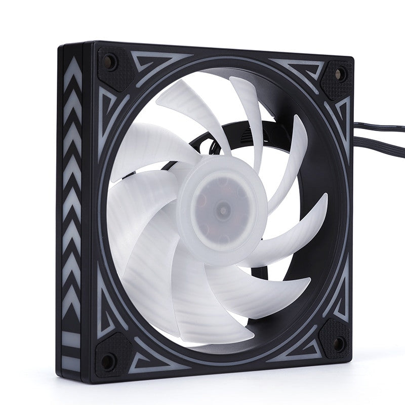 DC 12V Pc Cooling Fan 120mm LED Rainbow Iridescence 3pin+molex 4D for Pc Computer Gaming Set Up Water Cool Radiator|Fans & Cooling - Frontier General Hardware