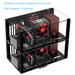 DIY Acrylic ATX Computer Case Compatible Micro ATX MATX Motherboard Open Full Transparent Desktop PC Gaming Cases Layout Kits|Computer Cases & Towers - Frontier General Hardware