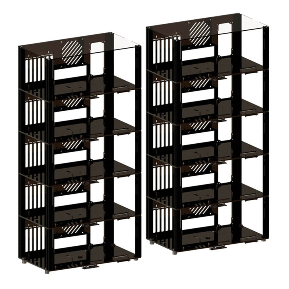 DIY Acrylic ATX Computer Case Compatible Micro ATX MATX Motherboard Open Full Transparent Desktop PC Gaming Cases Layout Kits|Computer Cases & Towers - Frontier General Hardware