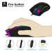 Delux M625 RGB Backlight Gaming Mouse 12000 DPI 12000 FPS 7 Programmable Buttons Optical USB Wired Mice For Computer FPS Gamer|wired mice|12000 dpimouse 12000 dpi