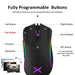 Delux M625 RGB Backlight Gaming Mouse 12000 DPI 12000 FPS 7 Programmable Buttons Optical USB Wired Mice For Computer FPS Gamer|wired mice|12000 dpimouse 12000 dpi