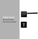 Dooroom Brass Door Lever American Nordic Modern Solid Wood Interior Door Lock Bedroom Split Mechanical Set Handle Black Square|Door Locks