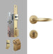 Dooroom Brass Mute Door Lever American European Modern Black Gold Interior Room Bedroom Bathroom Solid Wood Door Lock Split Knob|Door Locks