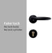 Dooroom Brass Mute Door Lever American European Modern Black Gold Interior Room Bedroom Bathroom Solid Wood Door Lock Split Knob|Door Locks