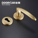 Dooroom Brass Mute Door Lever American European Modern Black Gold Interior Room Bedroom Bathroom Solid Wood Door Lock Split Knob|Door Locks