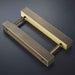Dooroom Brass Sliding Door Lock Set Handles LOFT Nordic Push Pull Wood Door Interior Living Room Bathroom Balcony Kitchen|Sliding Door Locks