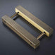 Dooroom Brass Sliding Door Lock Set Handles LOFT Nordic Push Pull Wood Door Interior Living Room Bathroom Balcony Kitchen|Sliding Door Locks