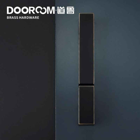 Dooroom Brass Sliding Door Lock Set Handles LOFT Nordic Push Pull Wood Door Interior Living Room Bathroom Balcony Kitchen|Sliding Door Locks