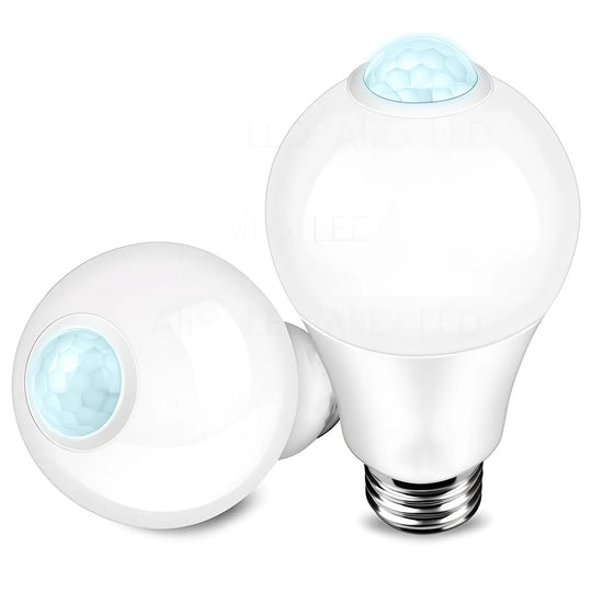 E27 LED Motion Sensor Bulb 10W 12W 15W 18W 20W Auto Night Light PIR Energy Saving 110V 220V Frontier General Hardware