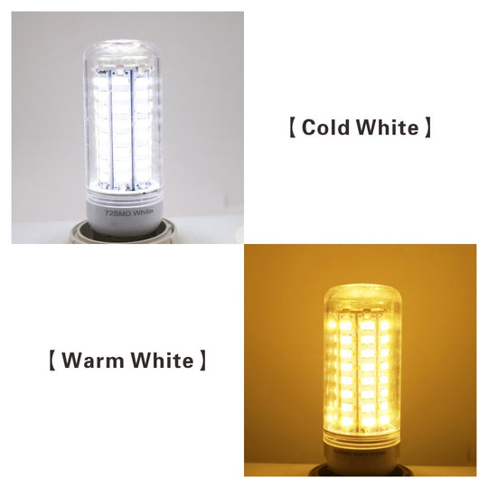 LED Corn Bulb E27 And E14 SMD 5730 24 36 48 56 69 72 LEDs 220V Lamp Chandelier Warm White Cold White Frontier General Hardware