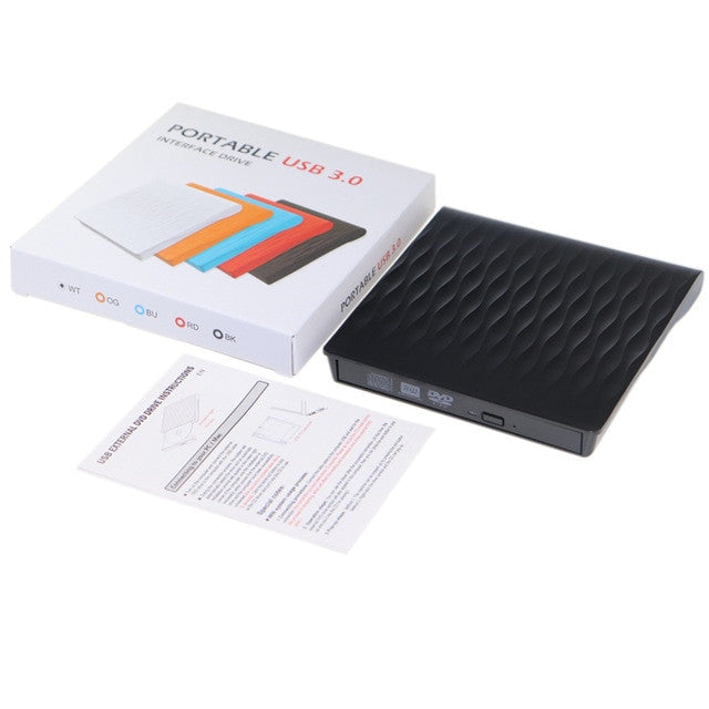 External CD DVD Drive USB 3.0 Type C Portable Ultra Slim CD DVD Rewriter Burner Writer Optical Drive For Windows Linux Mac OS|Optical Drives - Frontier General Hardware