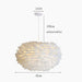 Feather Pendant Lights Modern Pandant Lamp Nordic Design Romantic Kitchen Dining Room HangLamp Feather Hanging Light Fixture|Pendant Lights| - Frontier General Hardware