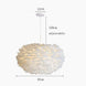 Feather Pendant Lights Modern Pandant Lamp Nordic Design Romantic Kitchen Dining Room HangLamp Feather Hanging Light Fixture|Pendant Lights| - Frontier General Hardware